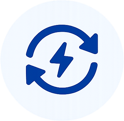 Re-Conexión Energía Icon